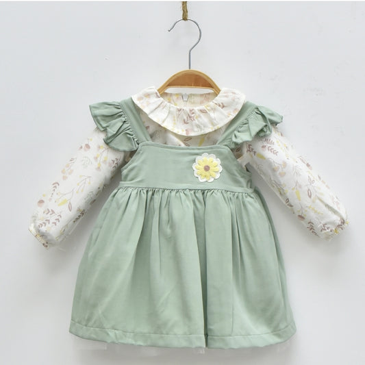 Daisy Baby Girl Pinafore Dress