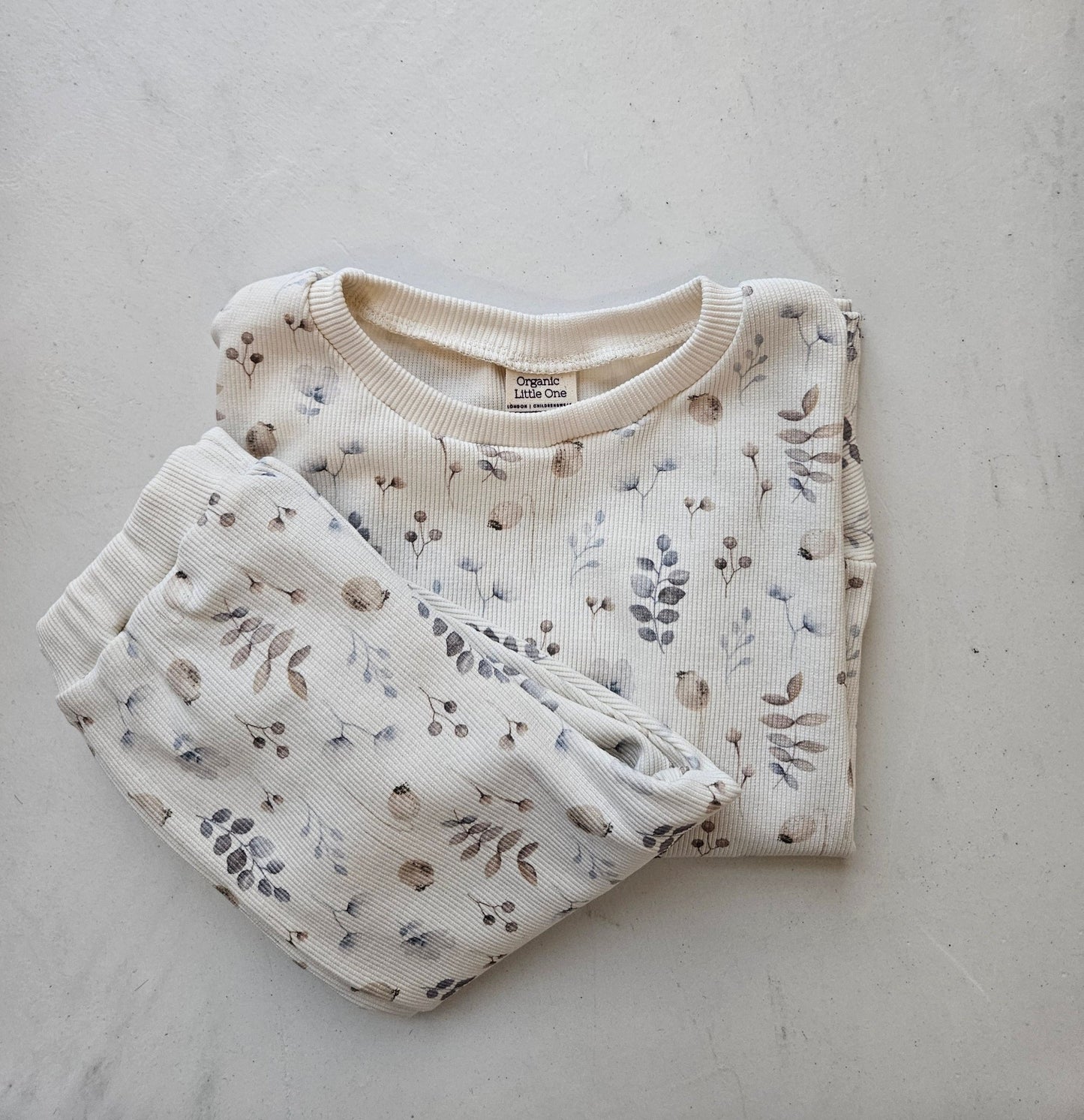 Botanical Organic Cotton Sweater & Jogger Set - Organic little one