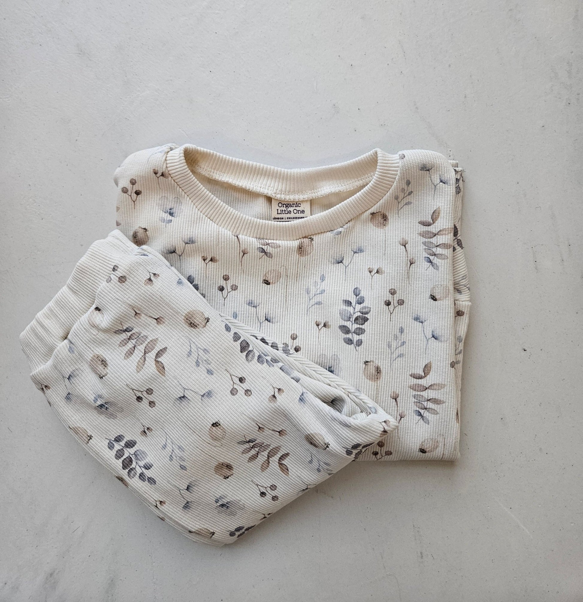 Botanical Organic Cotton Sweater & Jogger Set - Organic little one
