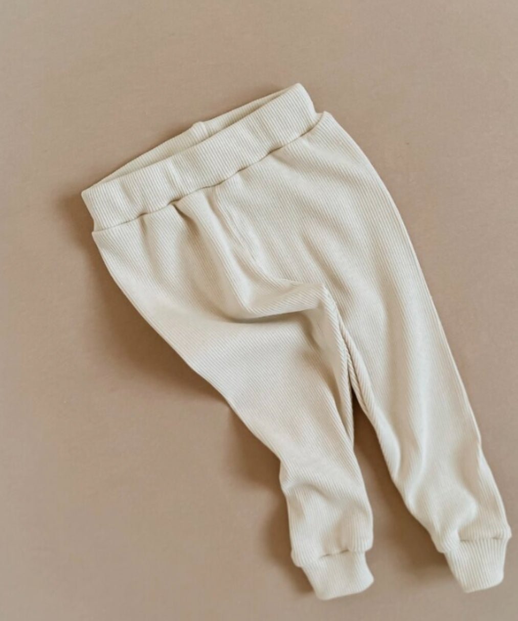 Organic Cotton Sweater & Jogger Set - White - Organic little one