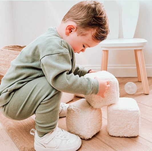 Organic Cotton Sweater/Jogger Set - Green - Organic little one