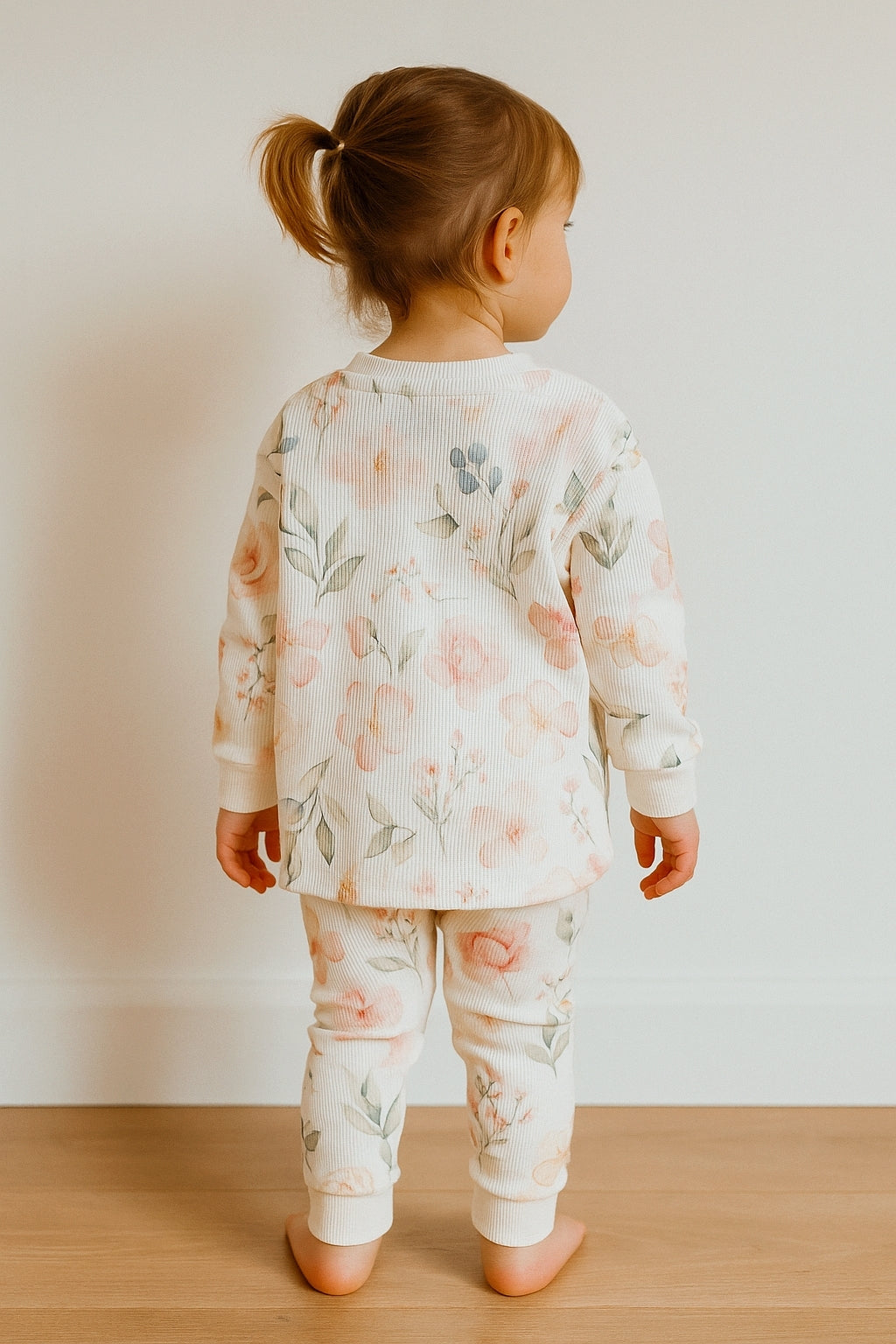 Flower Garden Organic Cotton Oversized Sweater & Jogger Set