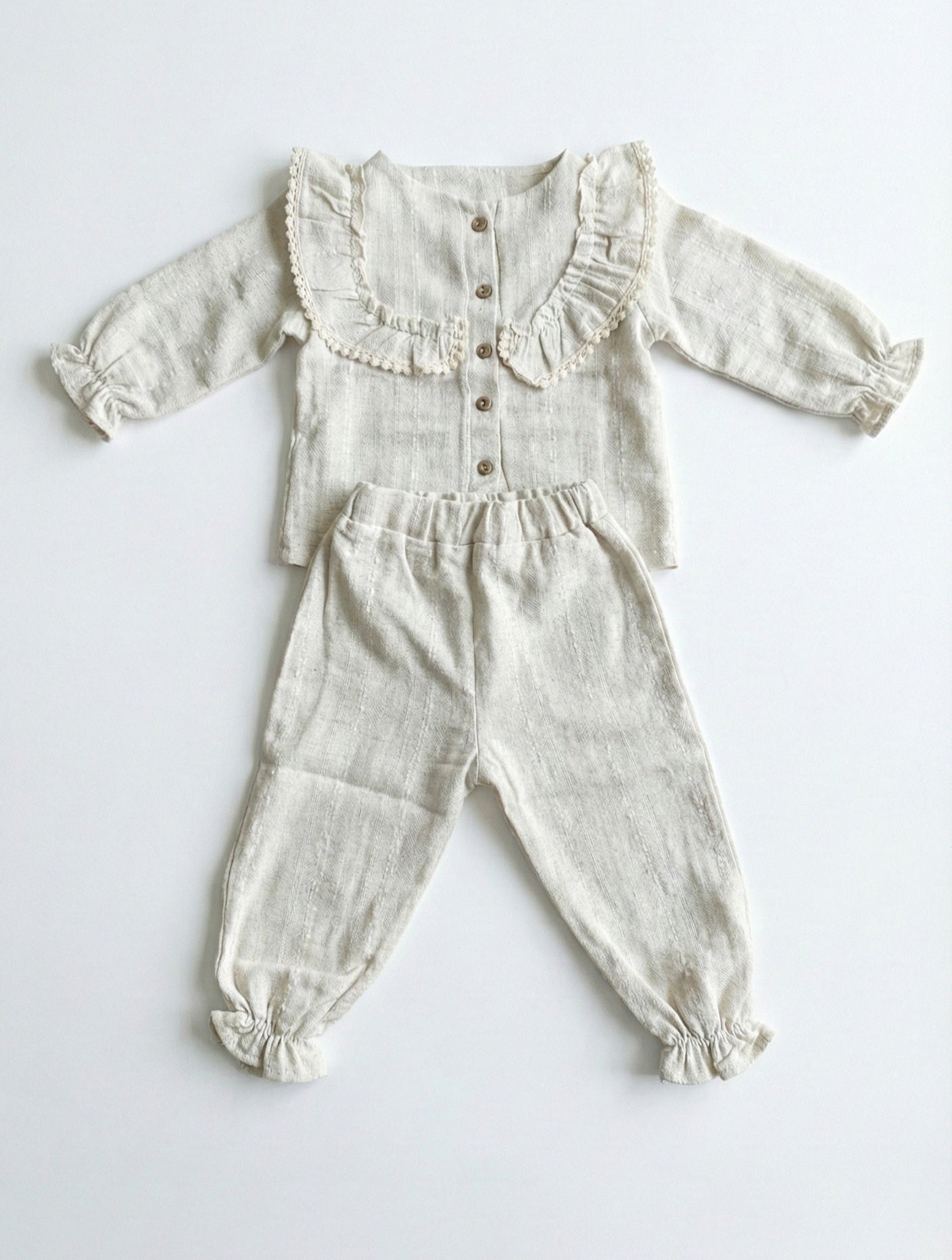 Stripe Linen Set | Organic Little One