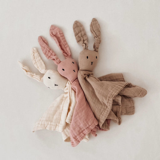 Organic Bunny Comforter- Pink