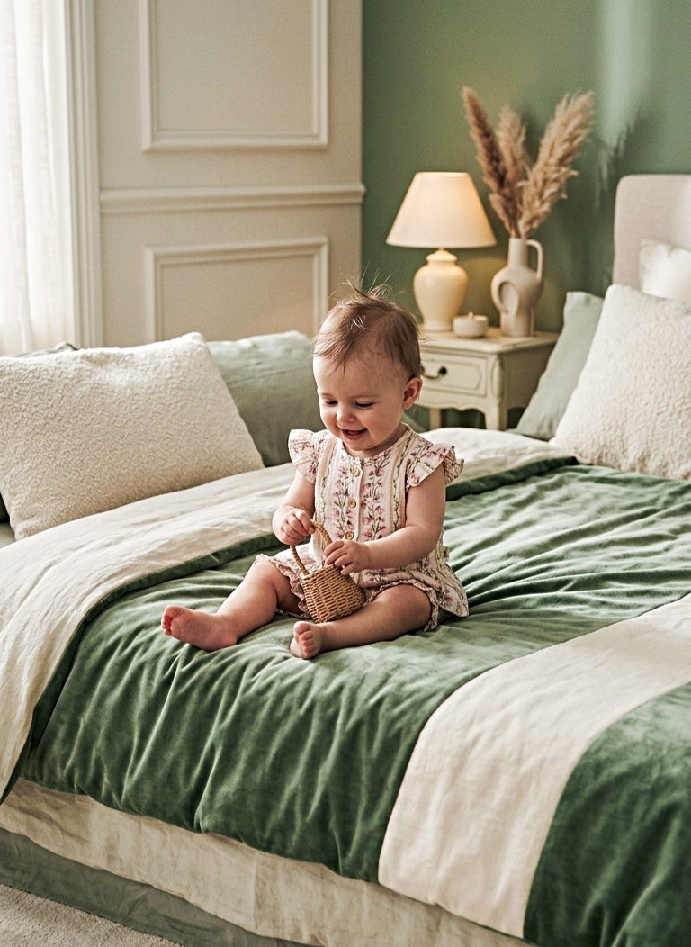 Wildflower Organic Muslin Frill Short Set