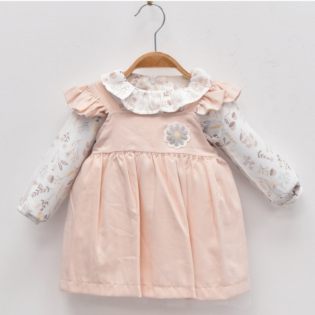 Daisy Baby Girl Pinafore Dress