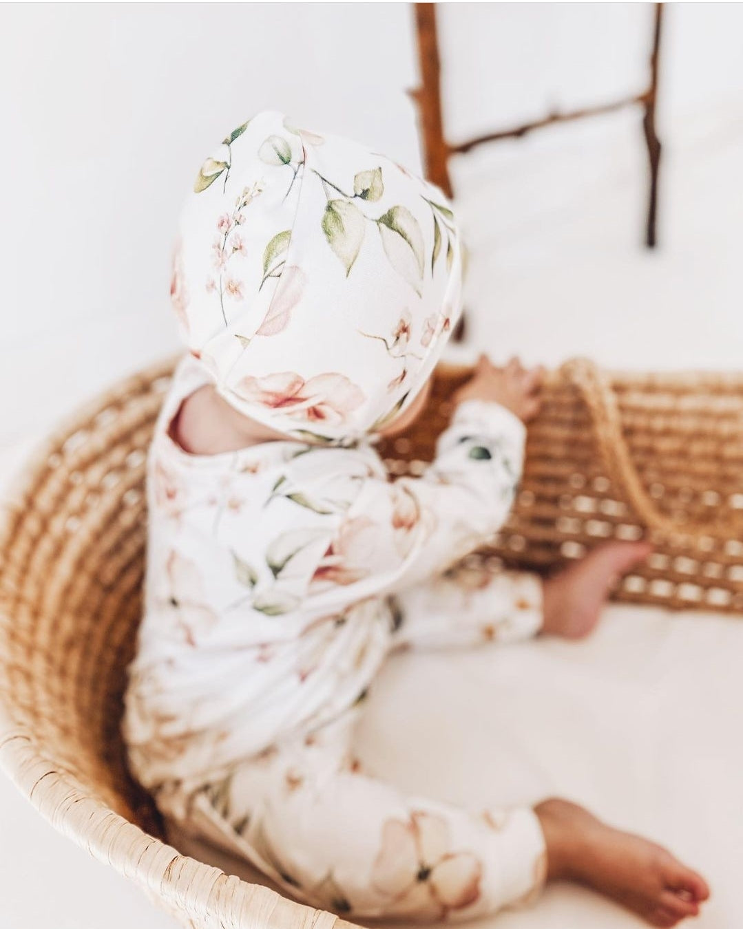 Floral Organic Cotton Sleepsuit