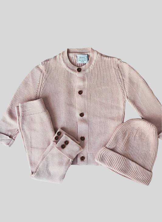 Blush Organic Knitwear Trio
