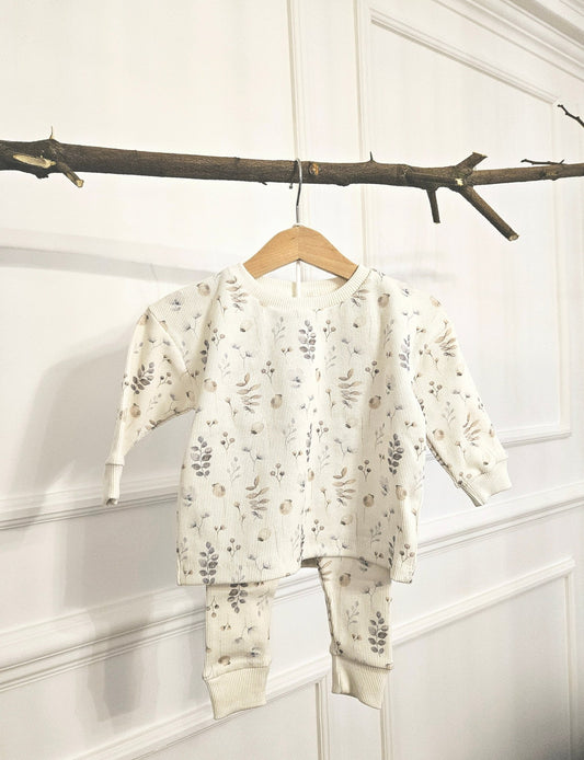 Botanical Organic Cotton Sweater & Jogger Set - Organic little one