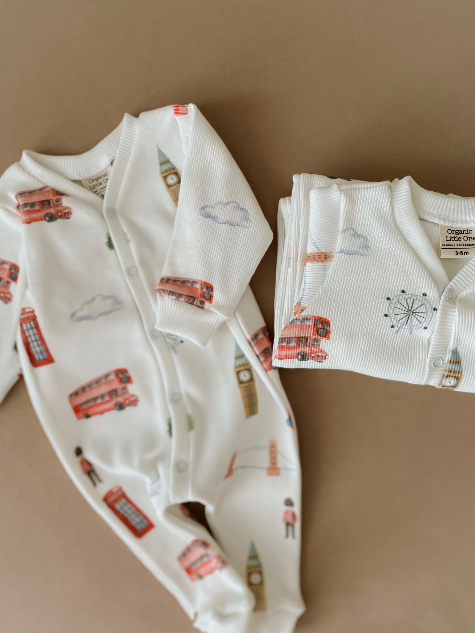 London Organic Cotton Sleepsuit - Organic little one