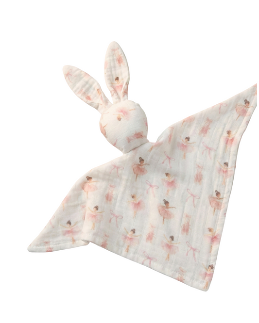 Ballarina Bunny Muslin Comforter - Organic Cotton