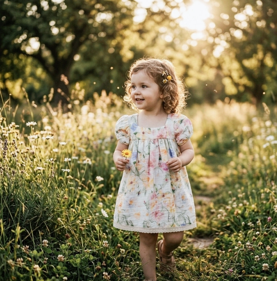English Garden Organic Muslin Dress
