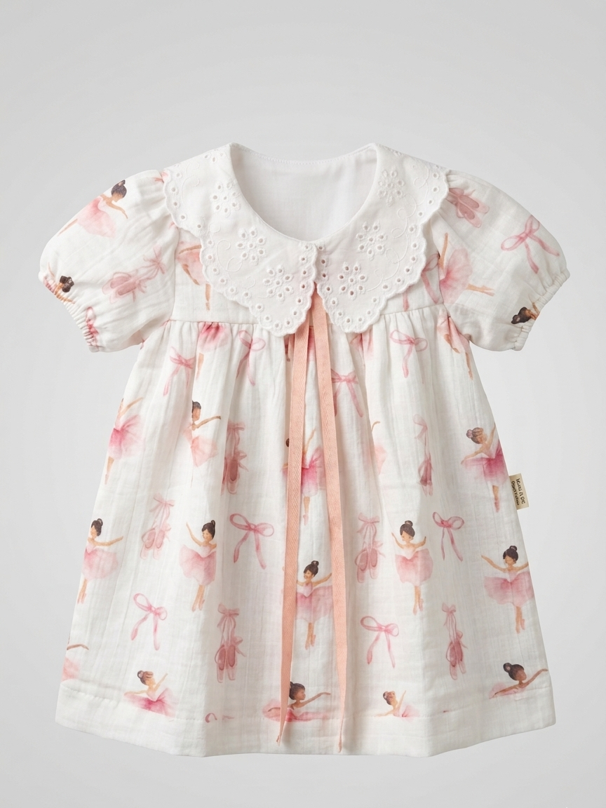 Ballerina Organic Muslin Dress