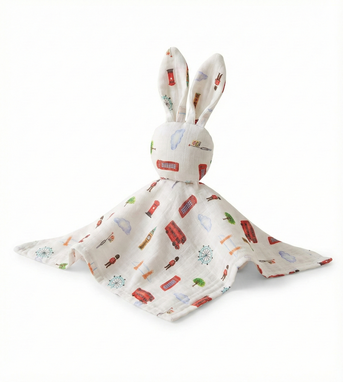 London Bunny Muslin Comforter – Organic Cotton