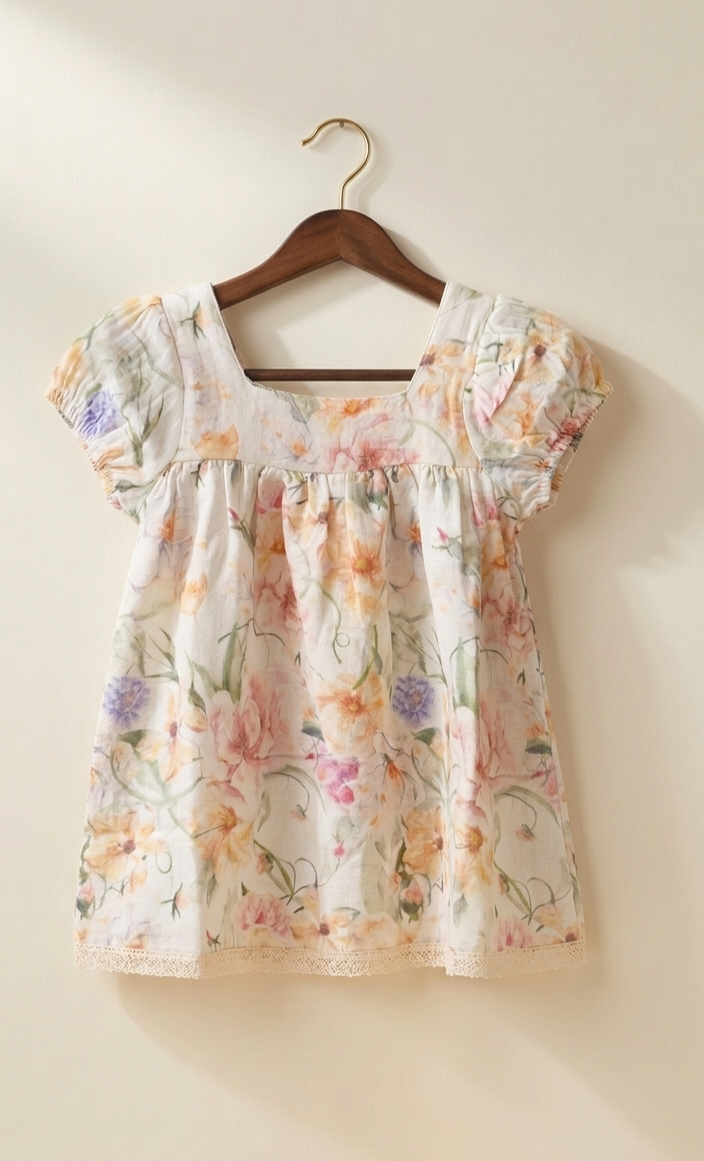 English Garden Organic Muslin Dress