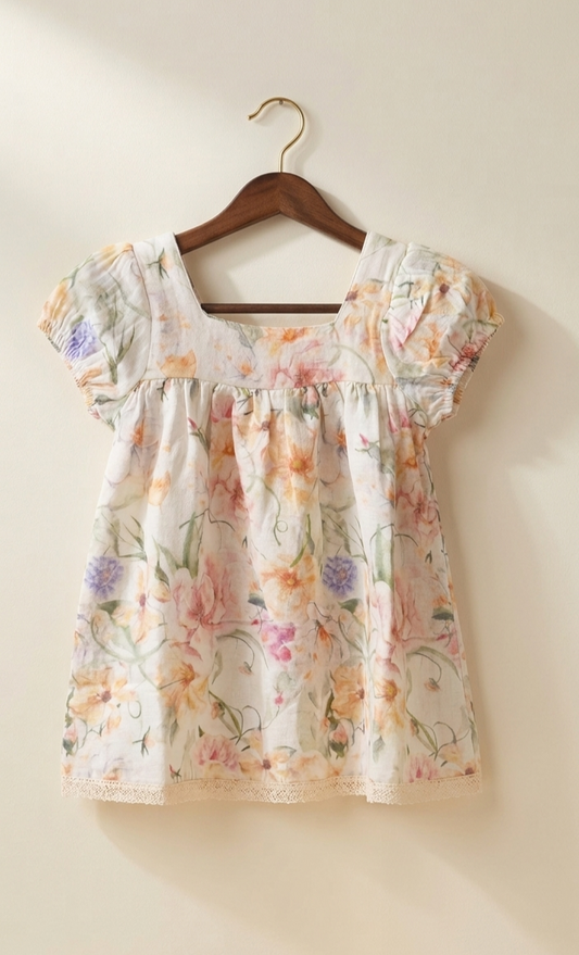 English Garden Organic Muslin Dress