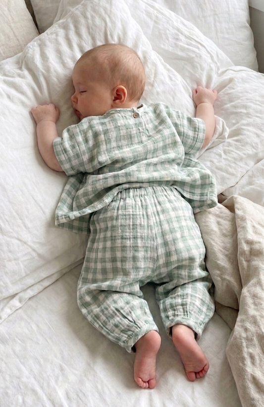 The Sage Gingham Set