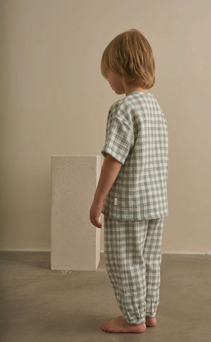 The Sage Gingham Set