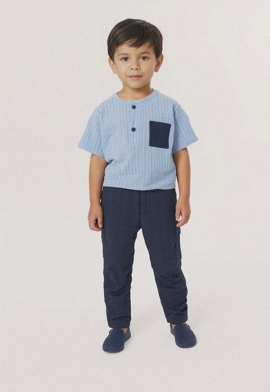Organic Muslin Cotton 2-Piece Set for Baby Boys (6-24months)