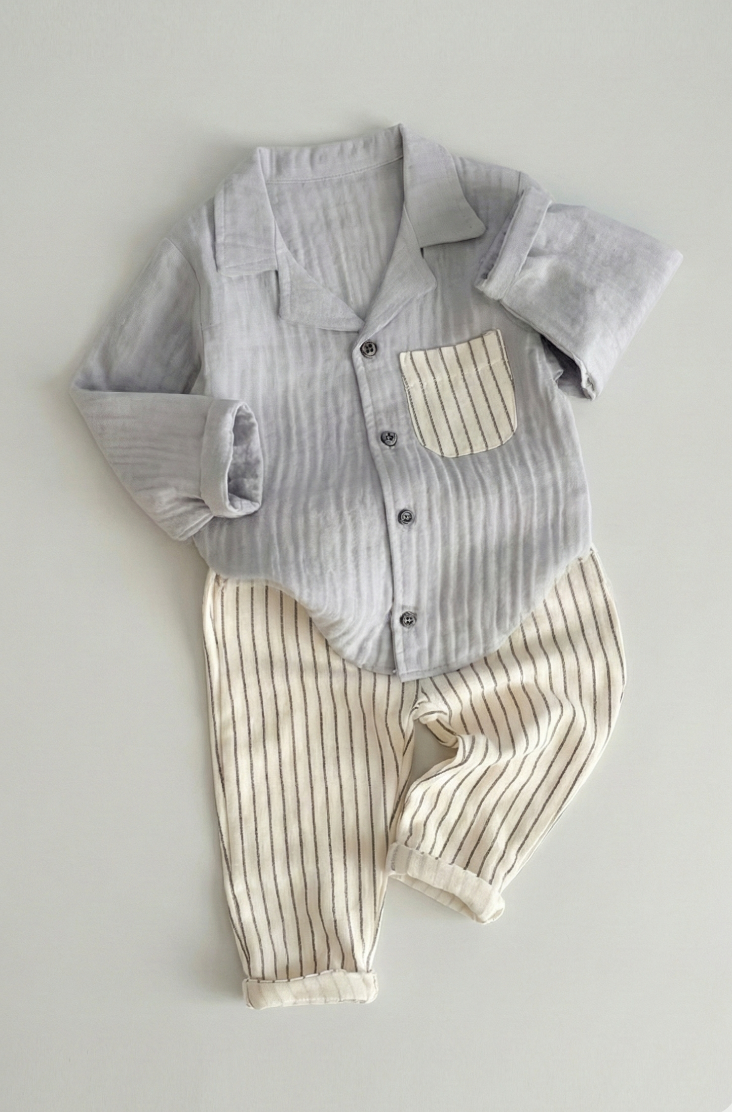 Riviera Muslin Stripe Set | Organic Cotton Kidswear – Organic Little One
