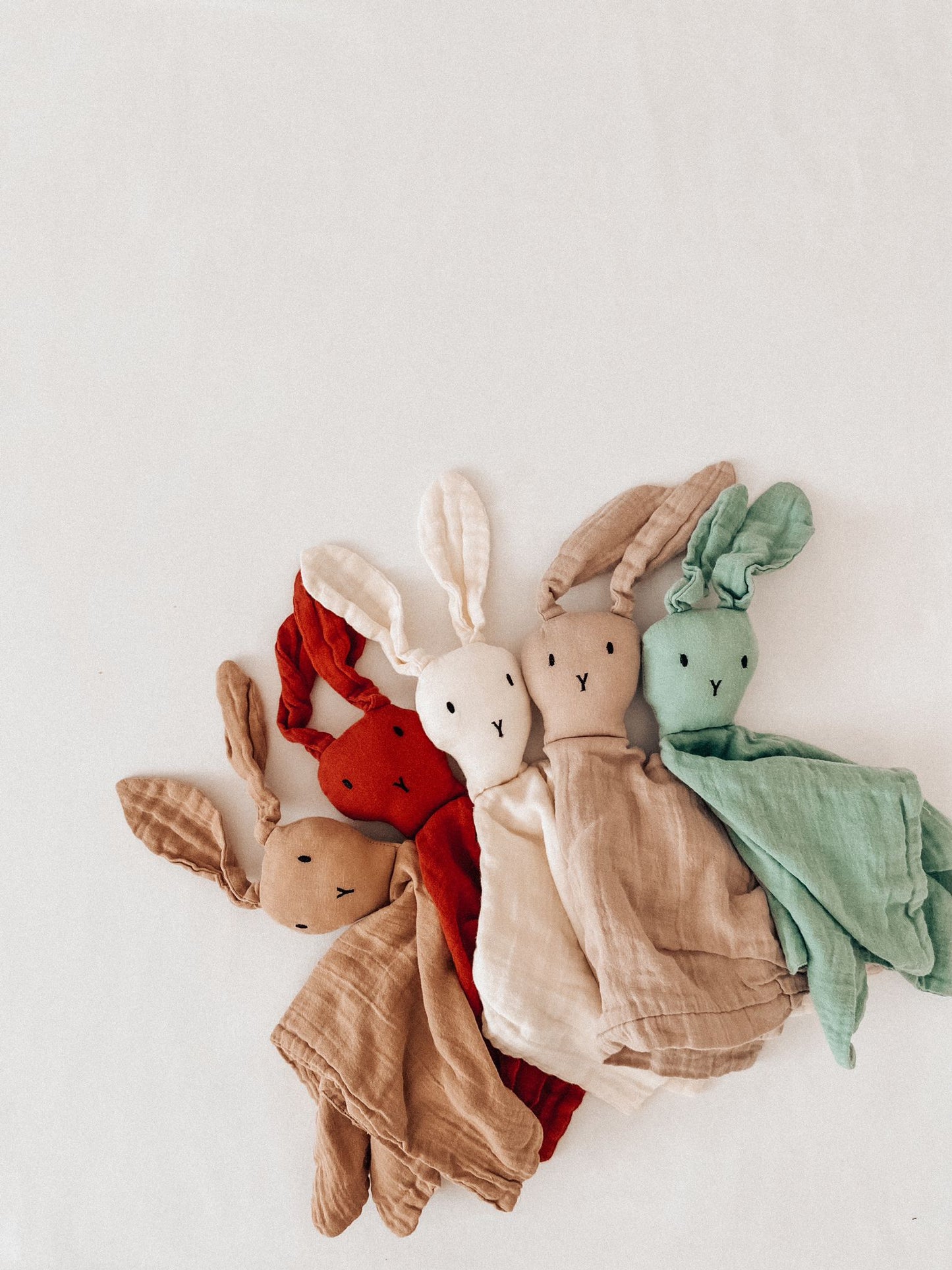 Organic Bunny Comforter- Mint