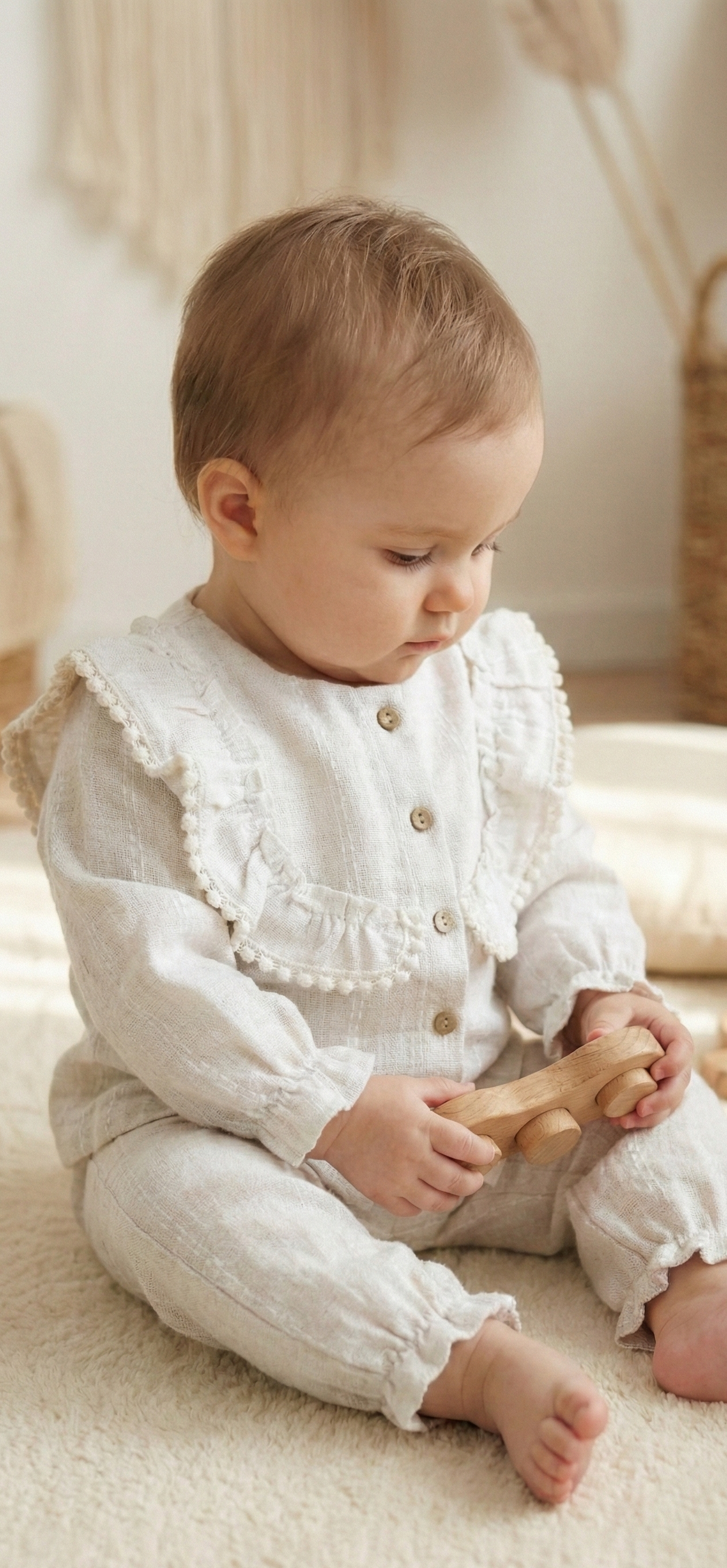 Stripe Linen Set | Organic Little One