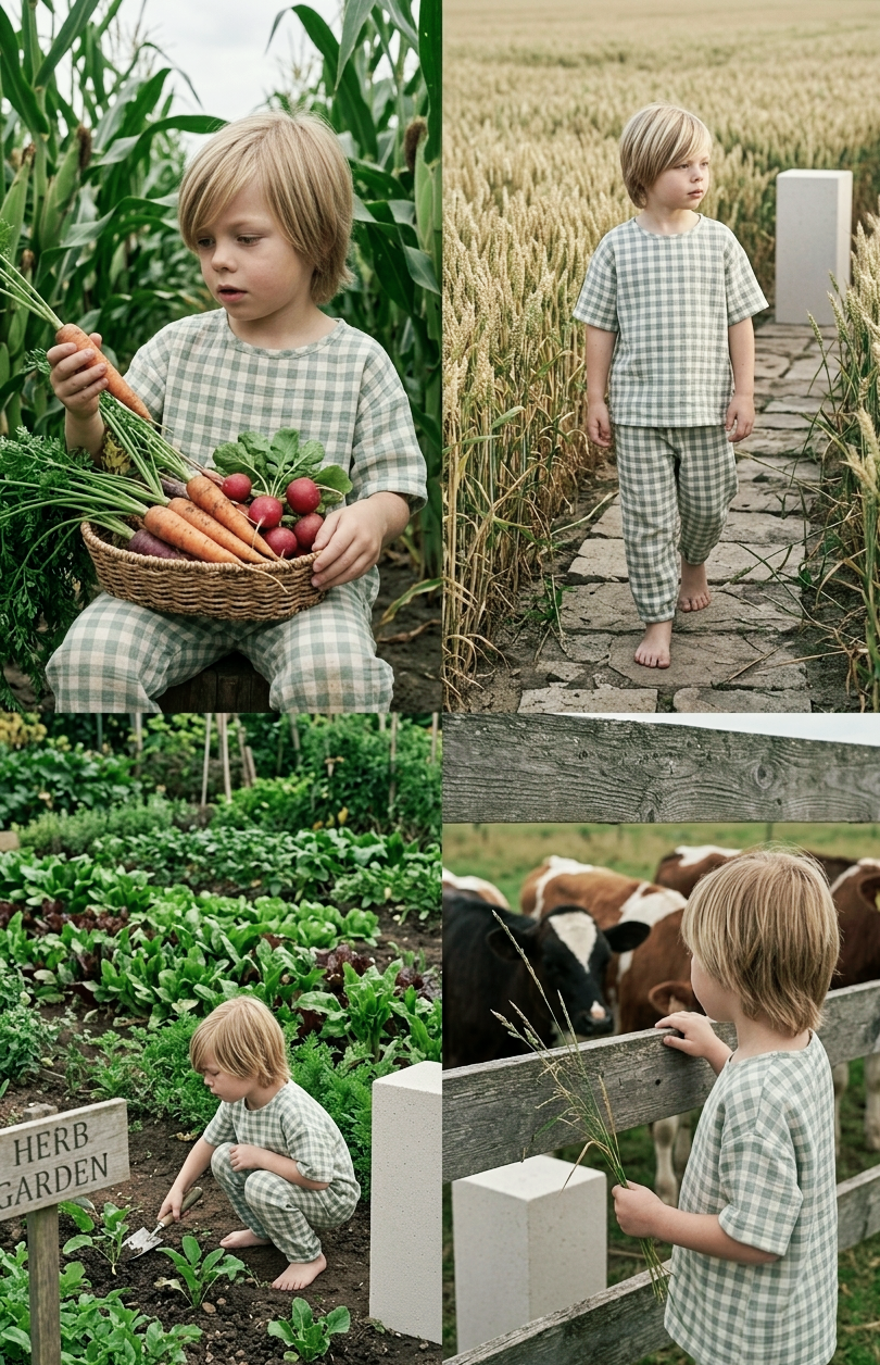 The Sage Gingham Set